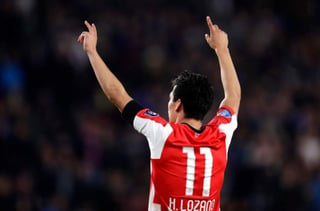 Hirving Lozano llegó a seis goles con el PSV. (Cortesía PSV)