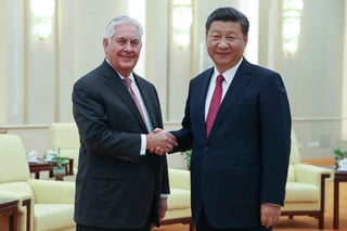 Acuerdos. El secretario de Estado de EU, Rex Tillerson, se reunió tres veces con el presidente de China, Xi Jinping.