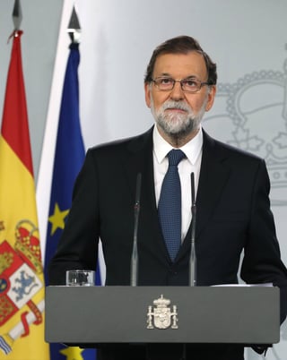 En contra. El presidente del gobierno español, Mariano Rajoy, afirmó que la consulta estaba plagada de ilegalidades. (EFE)