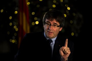 Declaración. Carles Puigdemont aseguró que el Rey de España sólo se dirigió a una parte de la población española. (AP)