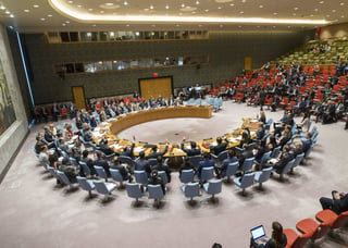 Votación. El pleno del Consejo de Seguridad vota para que su misión en Colombia verifique el cese al fuego con el ELN. (EFE)