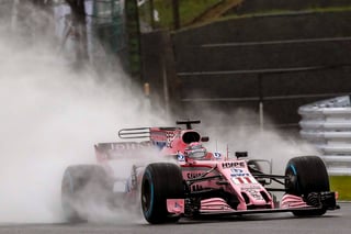 La lluvia fue factor en las primeras prácticas libres del Gran Premio de Japón. (EFE)