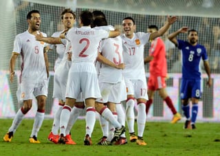 España cerró la eliminatoria con 28 puntos de 30 posibles en el grupo G. (EFE)
