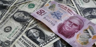 Depreciación. El tipo de cambio mexicano se ubicó en su nivel más alto desde hace cuatro meses. (ARCHIVO)