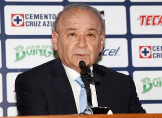Guillermo Álvarez Cuevas, presidente del Cruz Azul. Cruz Azul invertirá cerca de 120 mdd para nuevo estadio
