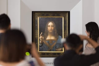 La compañía británica Christie’s anunció que sacará a subasta el próximo 15 de noviembre esta obra única de Leonardo da Vinci valorada en 100 millones de dólares. (EFE)