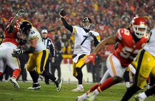 Chiefs busca vengarse de los Steelers, que eliminaron a Kansas City la temporada pasada. (Archivo)