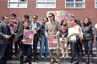 Cambio. Araceli Osorio, mamá de Lesvy, y amigos lucharon por que se reclasificará la muerte de la joven universitaria. (EL UNIVERSAL)