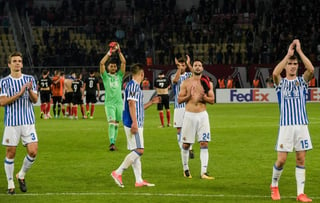 Sin piedad y en condición de visitante, la Real impuso condiciones contra los macedonios en la cancha del Telekom Arena, donde Vela Garrido se quedó sin jugar.
