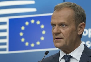 Posibilidad. El presidente del Consejo Europeo, Donald Tusk, descartó la posibilidad de servir de intermediario a crisis española. (EFE)