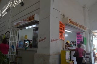 Cuarteaduras. El Ayuntamiento de Lerdo requiere recursos para rehabilitar el Mercado Donato Guerra. Tiene cuarteaduras. (DIANA GONZÁLEZ)