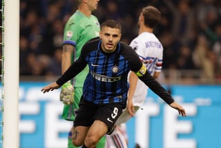 El capitán del Inter de Milán, Mauro Icardi, anotó un doblete en la victoria de ayer. Inter gana con doblete de Icardi; es líder