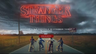 Para acceder, se tiene que visitar el sitio web Spotify-strangerthings.com, en el cual se crearon listas de reproducción basados en 13 de los personajes de la historia, se indicó mediante un comunicado de prensa. (ARCHIVO)