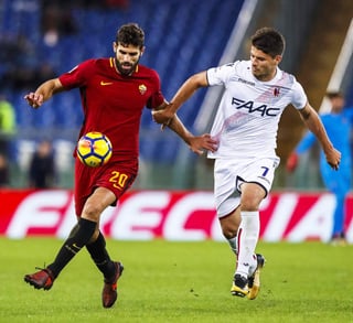 La Roma derrotó 1-0 a Bologna y se mantiene en quinto lugar en la Serie A italiana. (EFE)