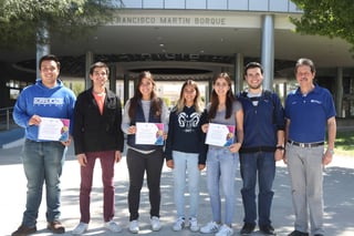 Distinción. Los estudiantes del Tecnológico de Monterrey, llevarán su proyecto a la Universidad Juárez Autónoma de Tabasco. (ANGÉLICA SANDOVAL)