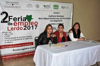 Nueva. Anuncian la Segunda Feria de Empleo realizada este año en el municipio de Lerdo. (CORTESÍA)