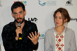 Filme. El actor Luis Gerardo Méndez y la actriz Camila Sodi presentaron la película en el Festival de Cine de Los Cabos.
