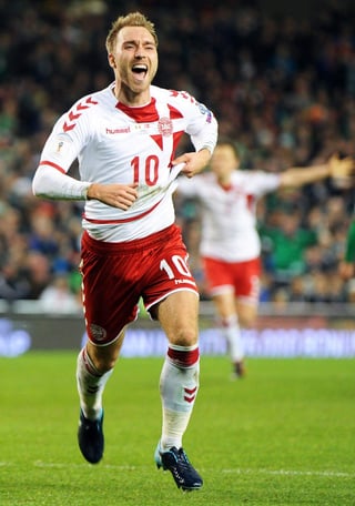 Erikssen marcó 3 de los 5 goles de su equipo.