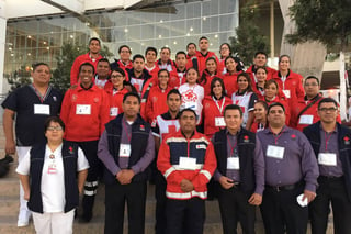 Participación. La delegación Torreón de la Cruz Roja Mexicana estuvo representada por un total de cincuenta personas. (EL SIGLO DE TORREÓN)