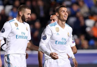 El portugués Cristiano Ronaldo marcó un doblete en la visita del Madrid a Nicosia.