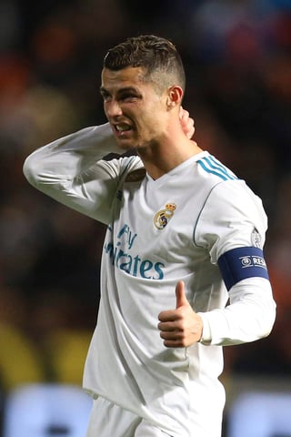 El jugador del Real Madrid Cristiano Ronaldo no quiso dar declaraciones tras el partido del martes.