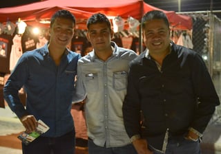 Héctor, Raúl y Carlos.