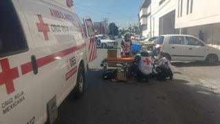 El accidente ocurrió en el Centro de Torreón. (EL SIGLO DE TORREÓN) 