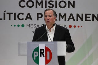 Este domingo 3 de diciembre José Antonio Meade se registrará ante la Comisión Nacional de Procesos Internos del PRI para lograr la candidatura presidencial. (ARCHIVO)