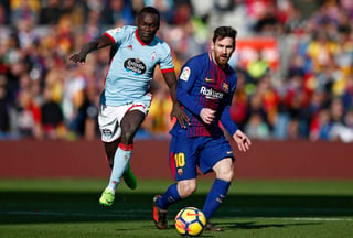 Lionel Messi marcó el primer tanto del Barcelona a los 22 minutos. (AP)