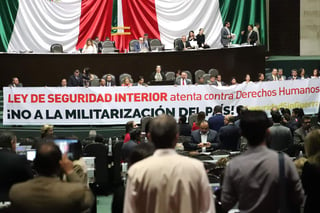 'En este sentido, la aprobación de la propuesta de ley en los términos en que se presenta genera la posibilidad de que se vulneren derechos y libertades básicos reconocidos en favor de las y los mexicanos', sostuvo. (ARCHIVO)