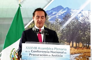 Anuncio. Alberto Elías Beltrán informó que se  fortalecerá de la Agencia de Investigación Criminal. (AGENCIA REFORMA)