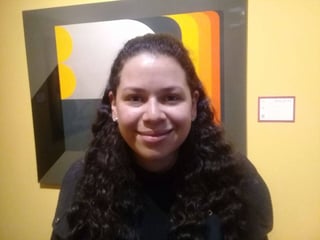 Ganadora. Karen Álvarez Villeda, ganadora del Premio Nacional de Ensayo.