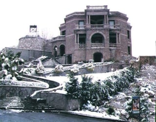 Una de las imágenes más emblemáticas de la nevada de 1997. (ESPECIAL)