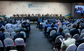 Inicio. La primera sesión plenaria de la XI Conferencia Ministerial de la OMC comenzó  con la presencia de ministros de comercio y otros altos funcionarios de los 164 países miembros del organismo. (EFE)