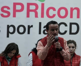 Mikel Arriola Peñalosa presentó este mediodía ante la Comisión de Procesos Internos del PRI, su registro como precandidato del Partido Revolucionario Institucional a la Jefatura de Gobierno de la Ciudad de México. (ARCHIVO)