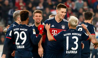 Bayern Munich llegó a 41 puntos y tiene 11 de ventaja en el liderato de la Bundesliga. (EFE)