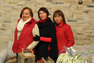 Rebeca, Rocío y Gloria Elena Quintero López