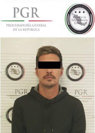 Fabbro fue detenido por efectivos de la PGR ayer en Cholula, Puebla. (TWITTER)