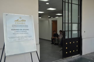 Estadísticas. La segunda visitaduría de la CDHEC cerrará con 425 quejas recibidas, en donde Fuerza Coahuila encabeza la lista de dependencias con más quejas en su contra. (ARCHIVO)