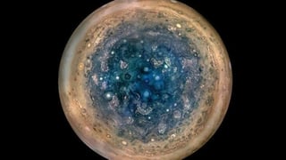 Muestran la variedad de colores existentes en la atmósfera de Júpiter. (ESPECIAL)