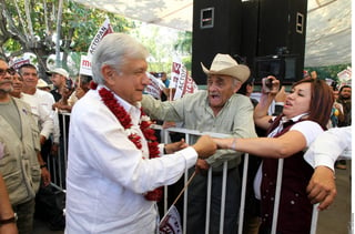 Señala. Andrés Manuel López Obrador recordó que José Antonio Meade fue titular de Hacienda después de Luis Videgaray. (AGENCIA REFORMA)