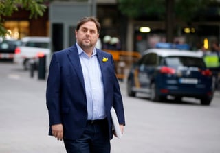 La semana pasada un juez del Supremo rechazó la excarcelación de Junqueras, elegido para el nuevo Parlamento catalán en las elecciones del 21 de diciembre, por considerar que podría volver a delinquir. (ARCHIVO)