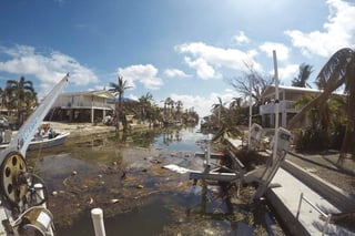 La muy activa temporada de huracanes del 2017 en el Atlántico será recordada por el paso de huracanes de categoría 4. Foto: EFE/Stephen Lehmann/Guardia Costera EE.UU