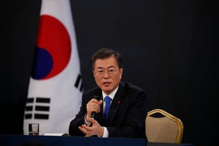 Advierte. Moon Jae-in dejó en claro que si el Norte realiza otra provocación, continuará él endureciendo las sanciones. (AP)