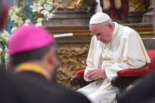 Dolor. El Papa dijo que se vincula al ‘daño y sufrimiento de las víctimas y sus familias’. (EFE)