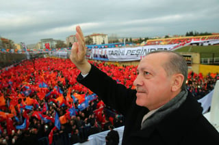 Estrategia. Recep Tayyip Erdogan confirmó el inicio de la Operación Rama de Olivo.