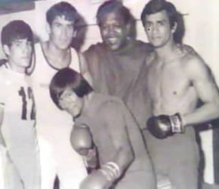Un verdadero ídolo en La Laguna fue el púgil Sigfrido Rodríguez (derecha). Luto en el boxeo de  la Laguna