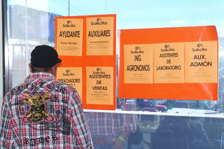 Tendencia. La Tasa de Desocupación tanto de Coahuila como de Durango fue menor a la observada en 2016. (ARCHIVO)