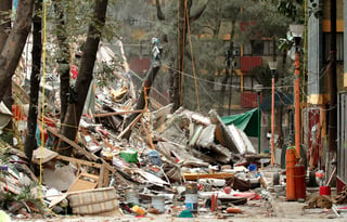 Alto costo.El pasado sismo del 19 de septiembre en México fue catalogado entre los más costosos del año. 