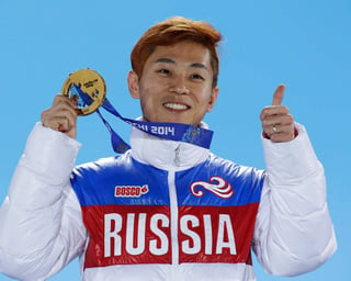 Viktor Ahn, medallista de oro en los Juegos de Sochi. (AP)